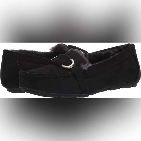 SOUL Naturalizer Women's black Swiftly slip on Loafers w silver hardware size 8W - Picture 8 of 12